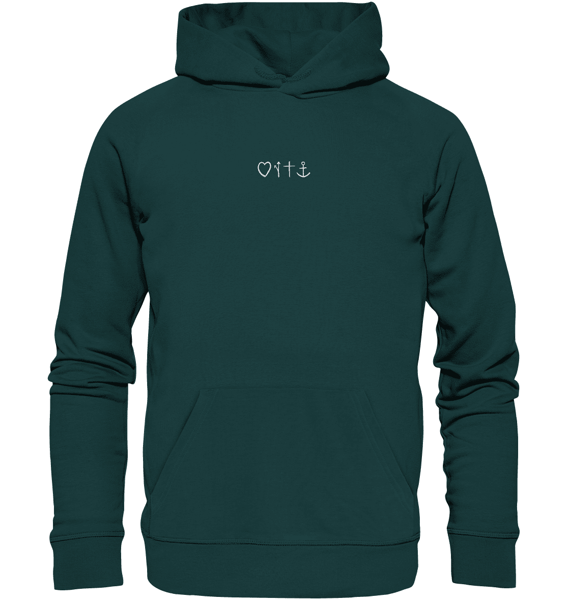 Produktbild Hoodie, Motiv Gospel, Farbe Glazed Green