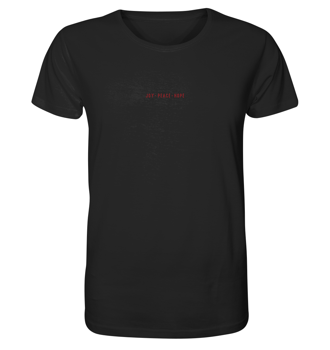 Produktbild T-Shirt, Motiv Joy Peace Hope, Farbe Black
