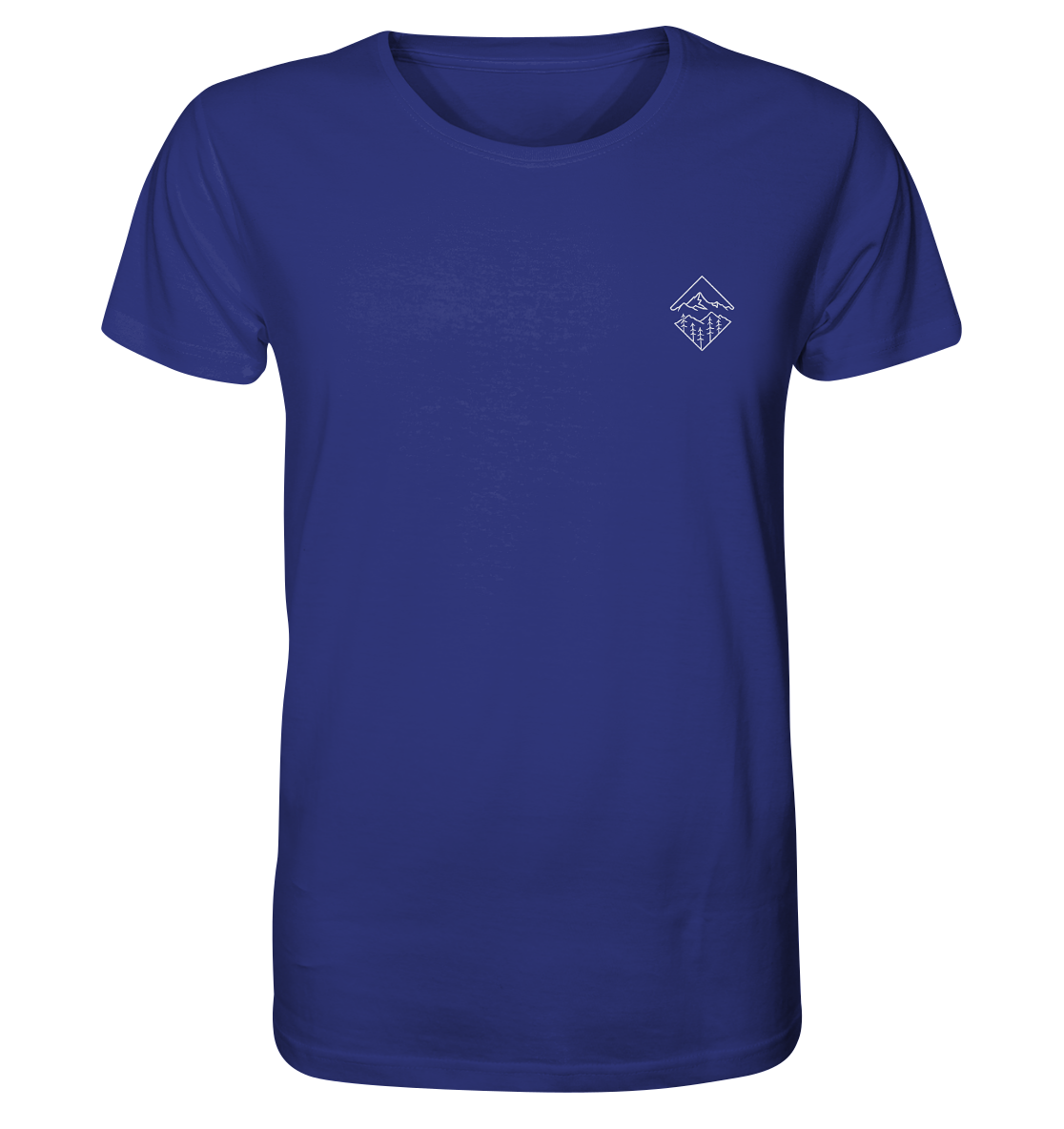 Produktbild T-Shirt, Motiv Glaube versetzt Berge, Farbe Worker Blue