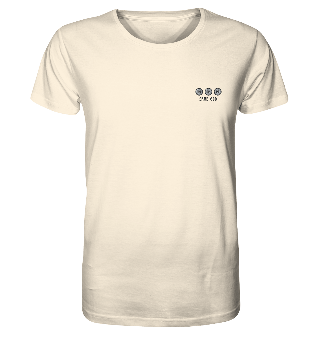 Produktbild T-Shirt, Motiv Same God, Farbe Natural Raw