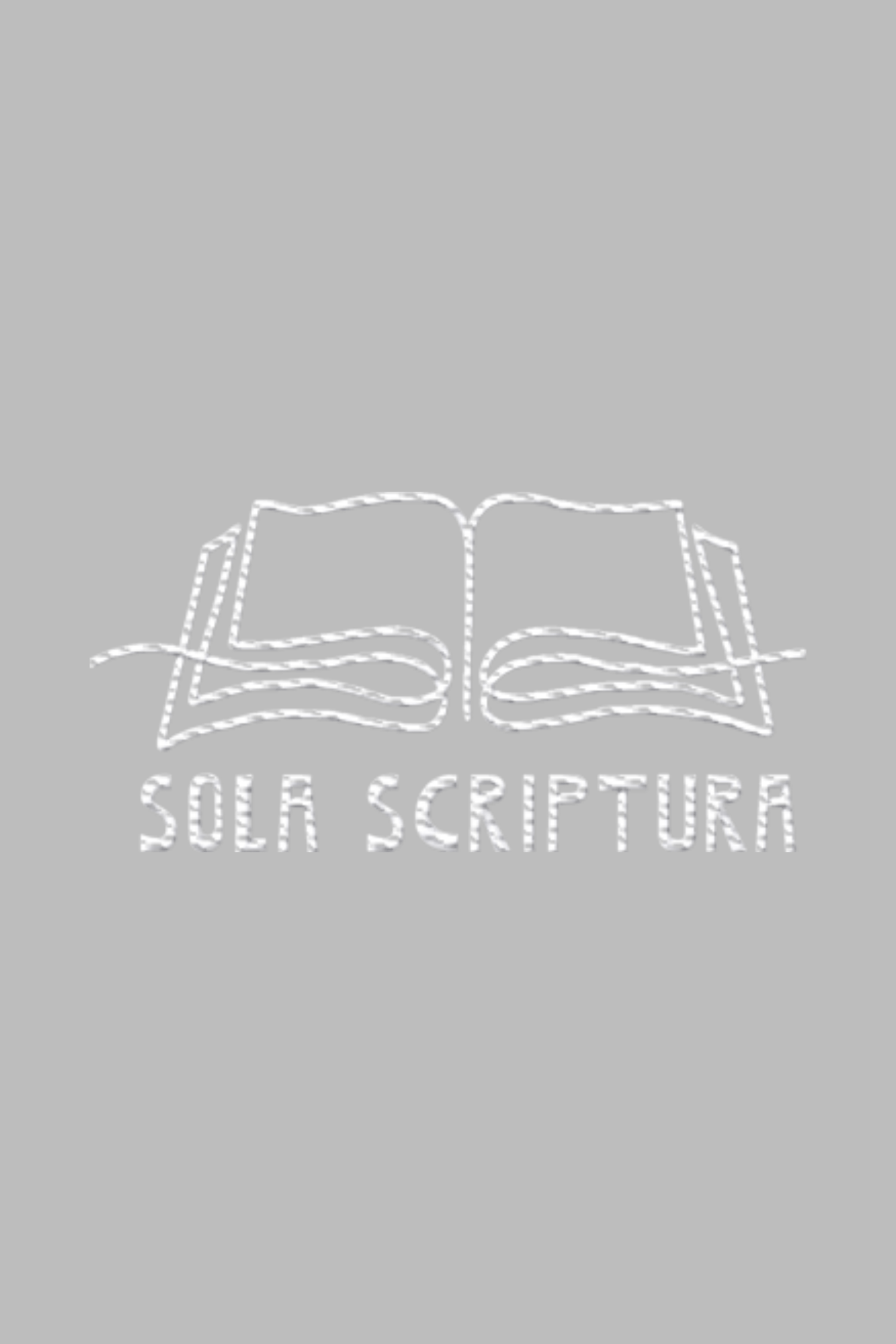 Stickmotiv Sola Scriptura in Nahaufnahme - faire, nachhaltige Kleidung aus Bio-Baumwolle von Mission One More