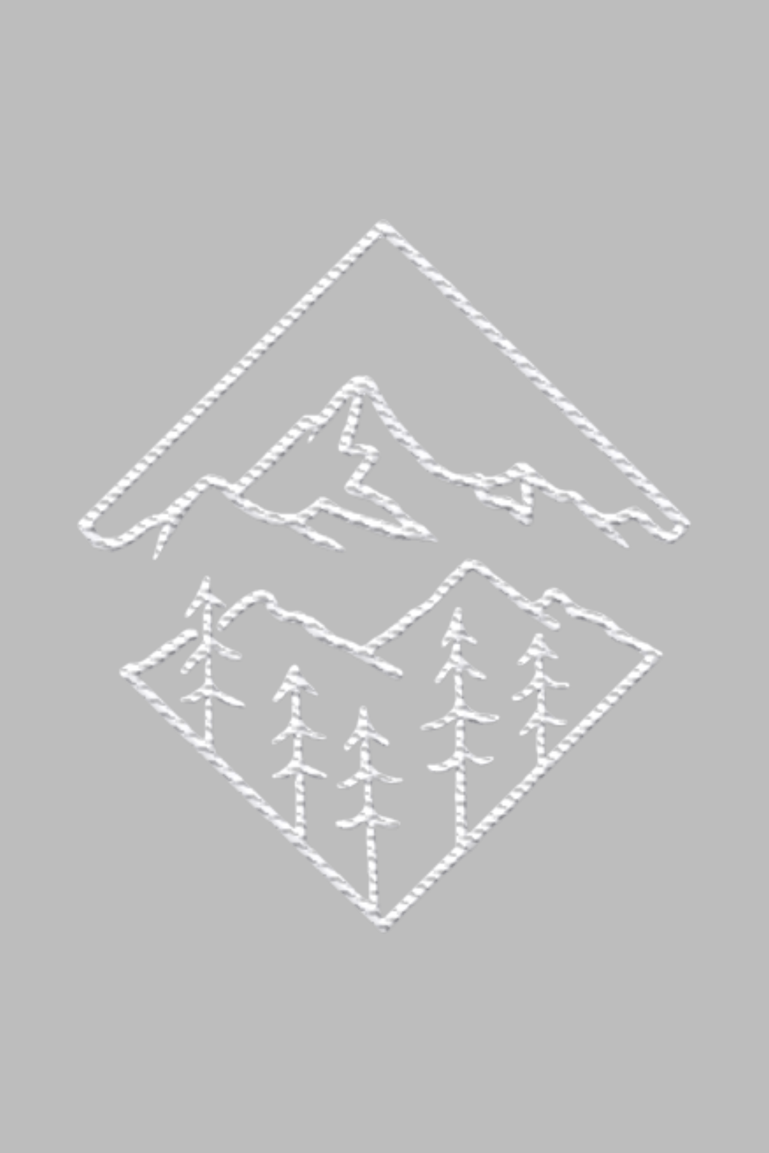 Stickmotiv Glaube versetzt Berge in Nahaufnahme - faire, nachhaltige Kleidung aus Bio-Baumwolle von Mission One More