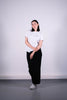 Model Ganzkörperaufnahme, Produkt T-Shirt, Motiv Preach It, Farbe White