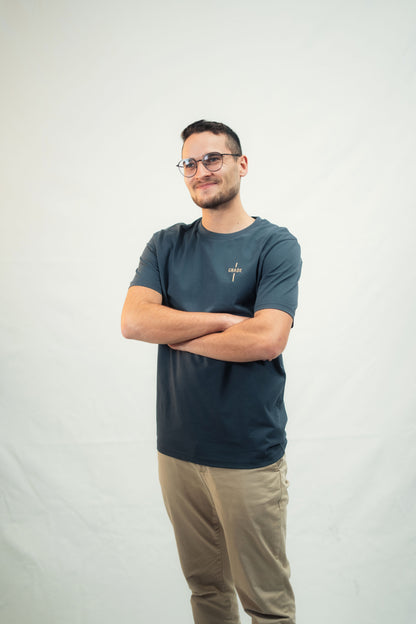 Mission One More ‚Gnade‘ organische Baumwolle T-Shirt - hochwertige Verarbeitung