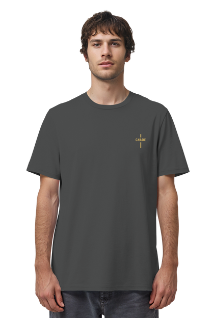 Mission One More Motiv ‚Gnade‘ Cotton T-Shirt Anthracite fair & nachhaltig hergestellt