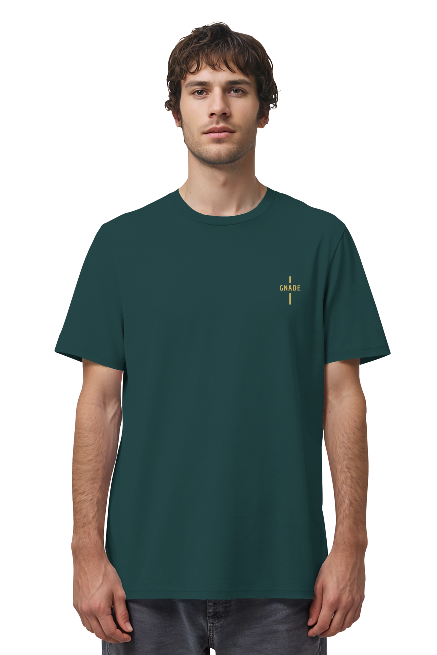 Mission One More ‚Gnade‘ T-Shirt grün nachhaltige Streetwear