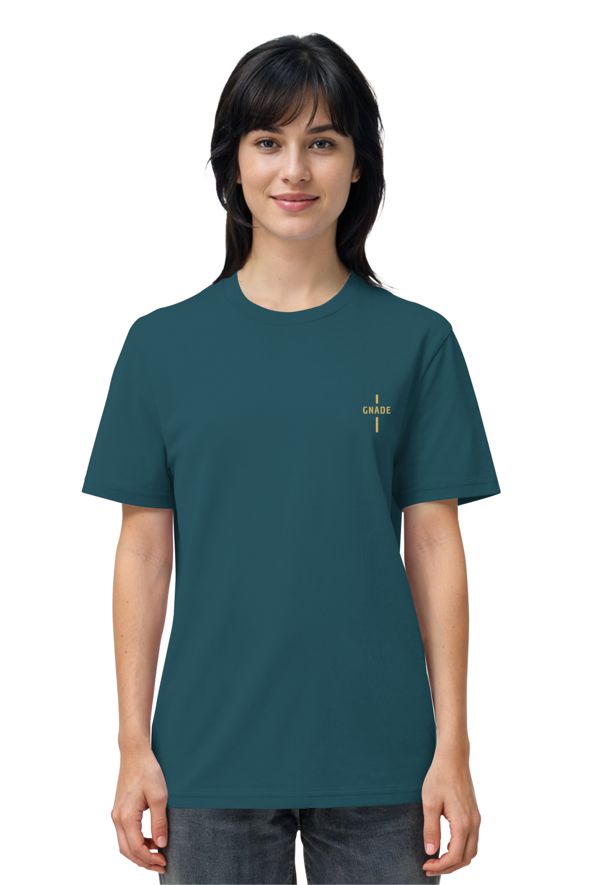 Mission One More Unisex Bio Shirt Stargazer ‚Gnade‘ christliche minimalistische Streetwear