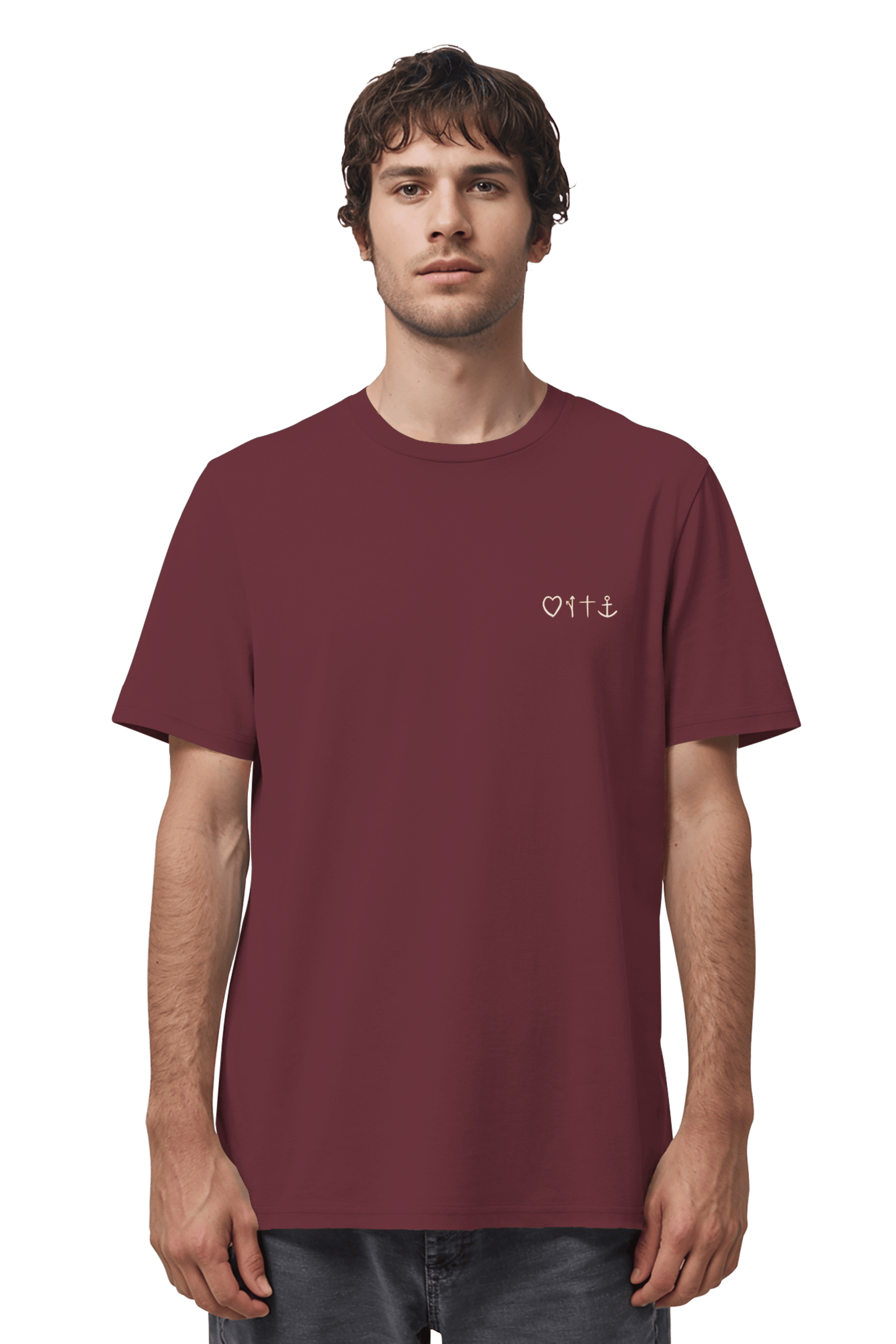 Christliches Bio-T-Shirt von Mission One More – nachhaltige Mode mit cleanem Streetwear-Look
