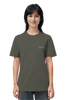 Nachhaltiges Mission One More T-Shirt in Khaki aus 100% Bio-Baumwolle mit christlichem Minimal-Design Gospel