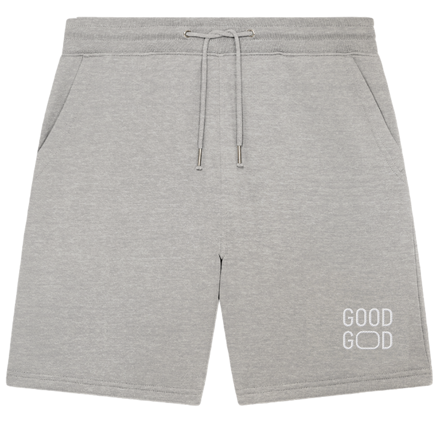 Produktbild Shorts, Motiv Good God, Farbe Heather Grey