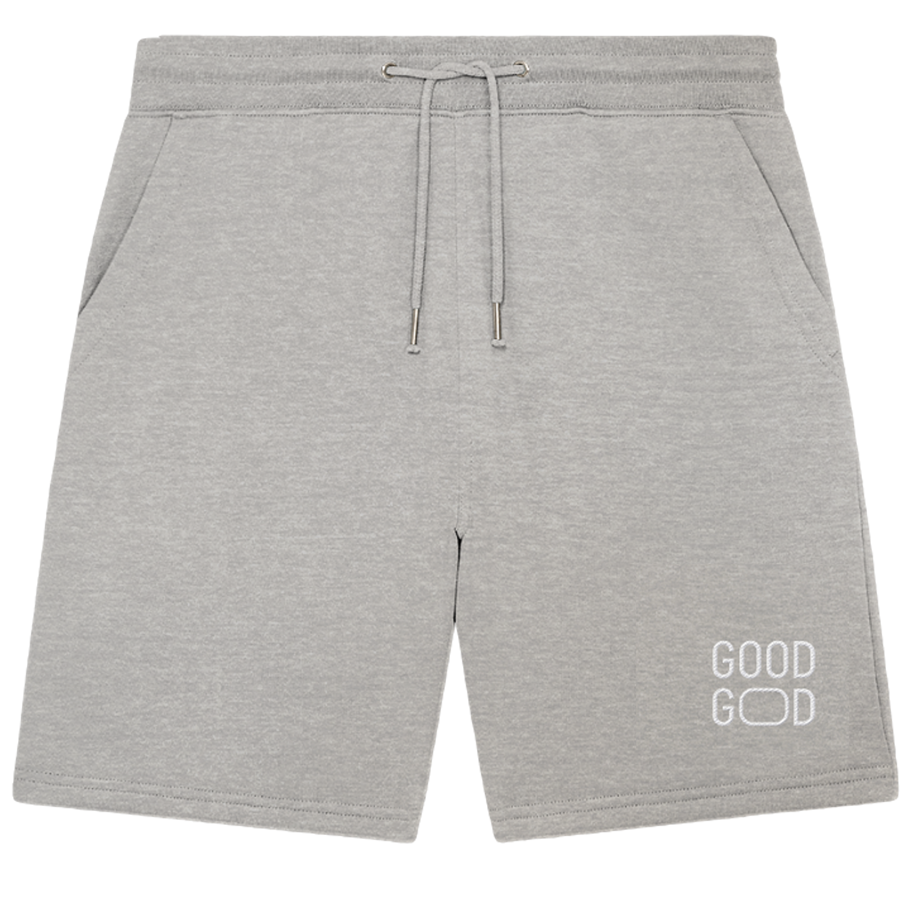 Produktbild Shorts, Motiv Good God, Farbe Heather Grey