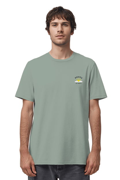 Mission One More Organic Unisex Shirt nachhaltiges christliches Design Heaven on Earth