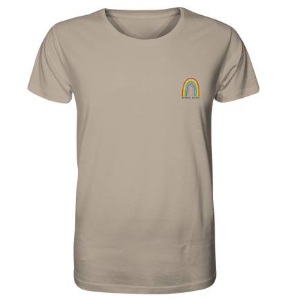 Minimalistisches Unisex-T-Shirt aus zertifizierter Bio-Baumwolle mit Glaubensbotschaft Promise Keper auf Desert Dust