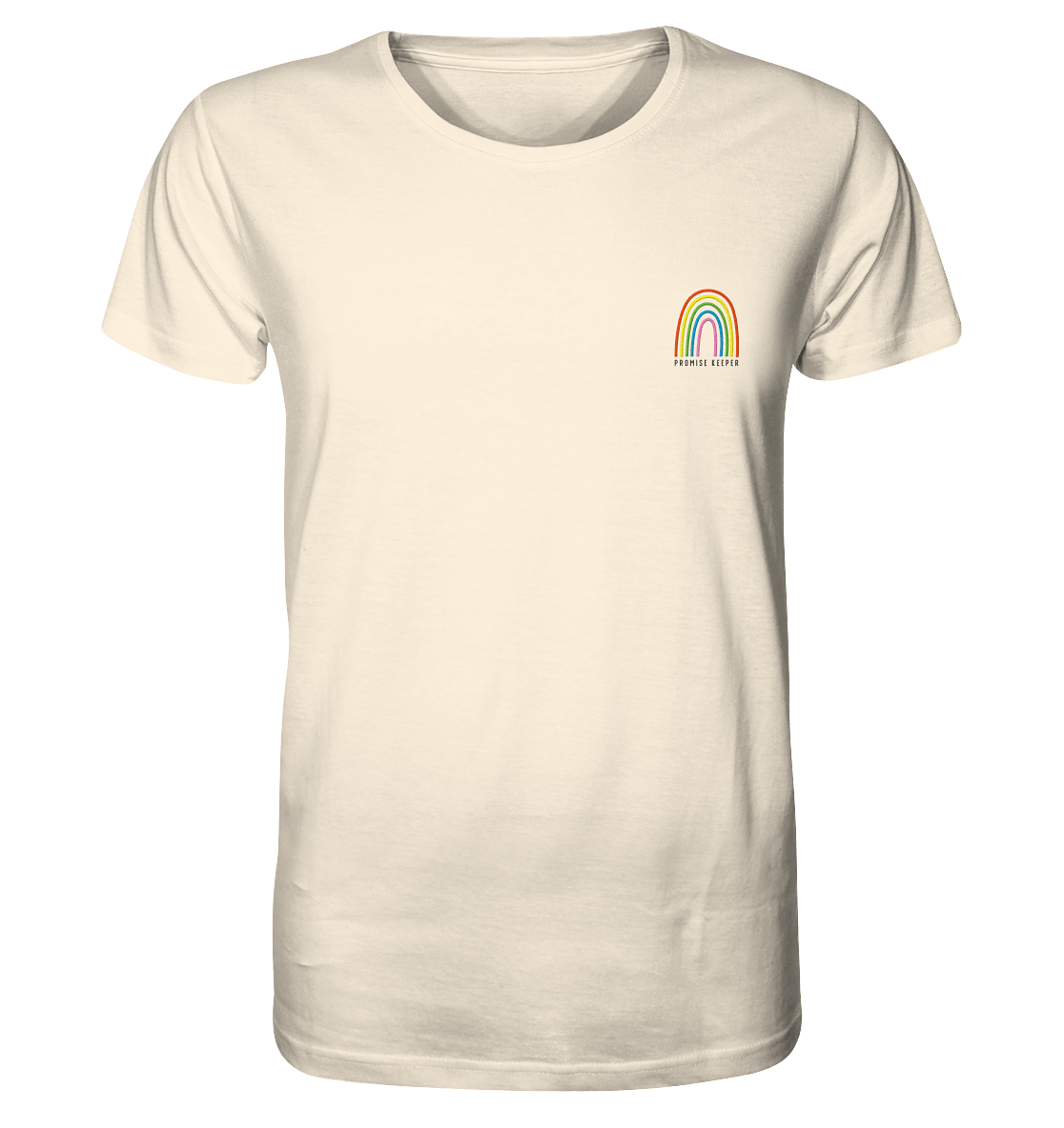 Fair Fashion Shirt für Damen & Herren mit feinem christlichen Stickdesign – Mission One More steht für Hoffnung & Stil