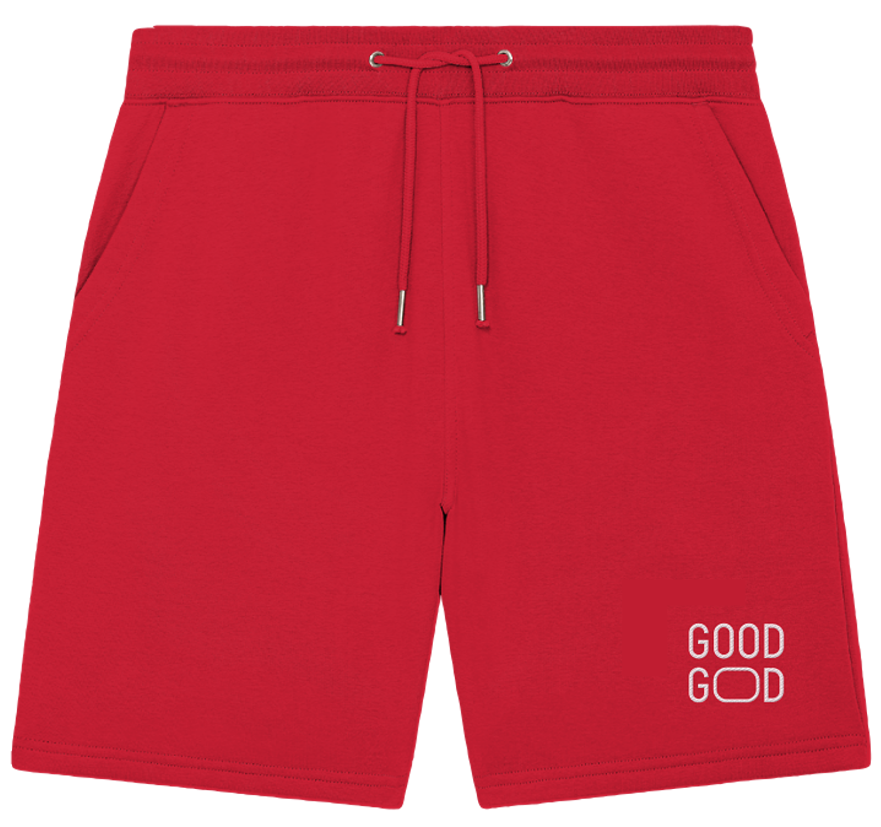 Produktbild Shorts, Motiv Good God, Farbe Red