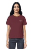 Rooted in Christ Organic Shirt Burgundy – Glaube trifft Fair-Fashion
