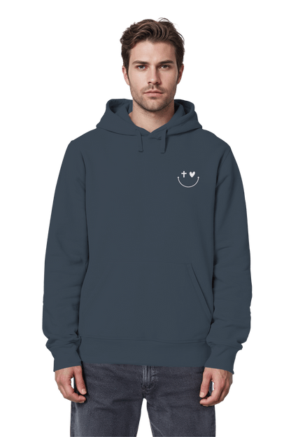 Mission One More Stick ‚Smile‘ Hoodie Bio Baumwolle fair & ökologisch produziert