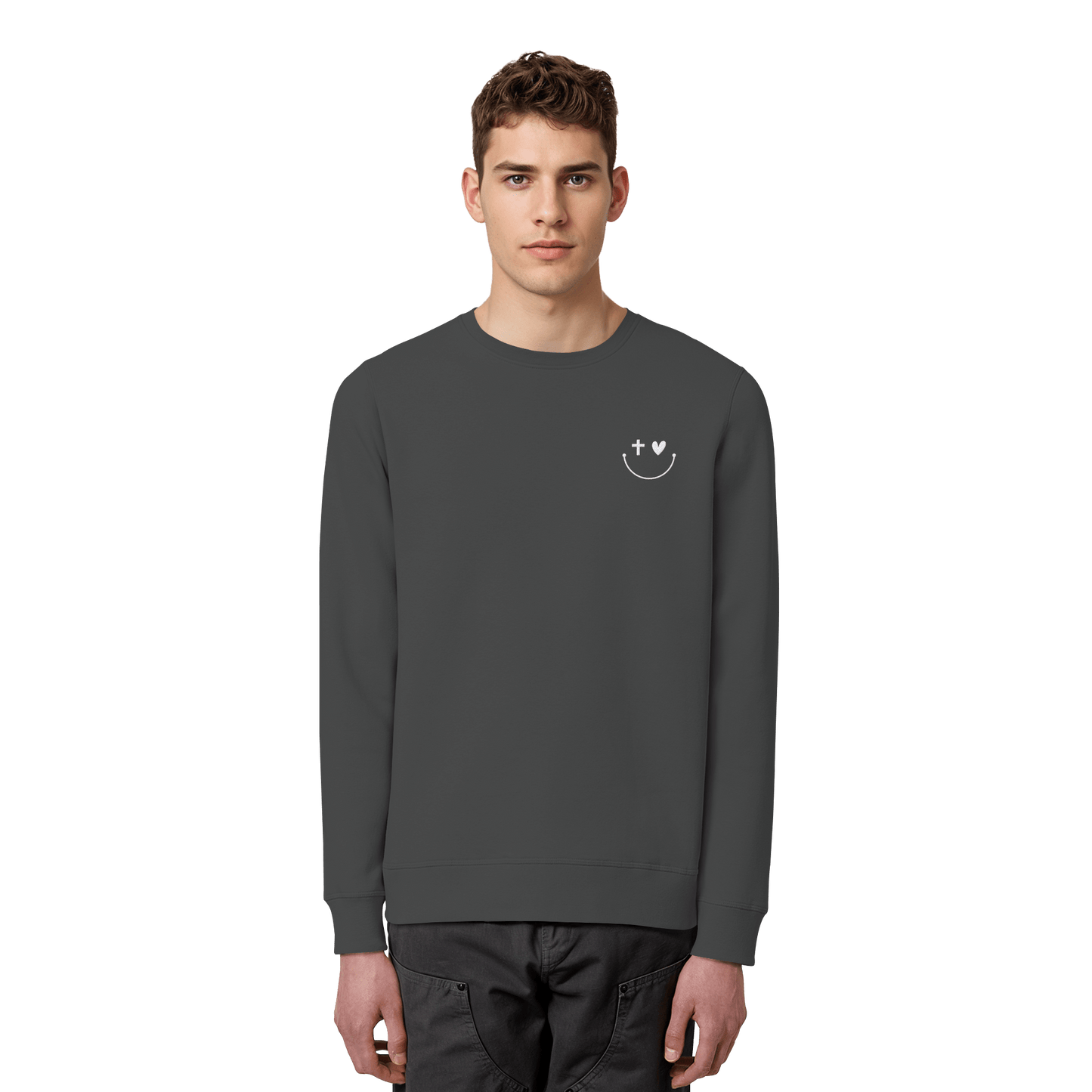 Mission One More ‚Smile‘ Sweatshirt nachhaltige & faire christliche Mode