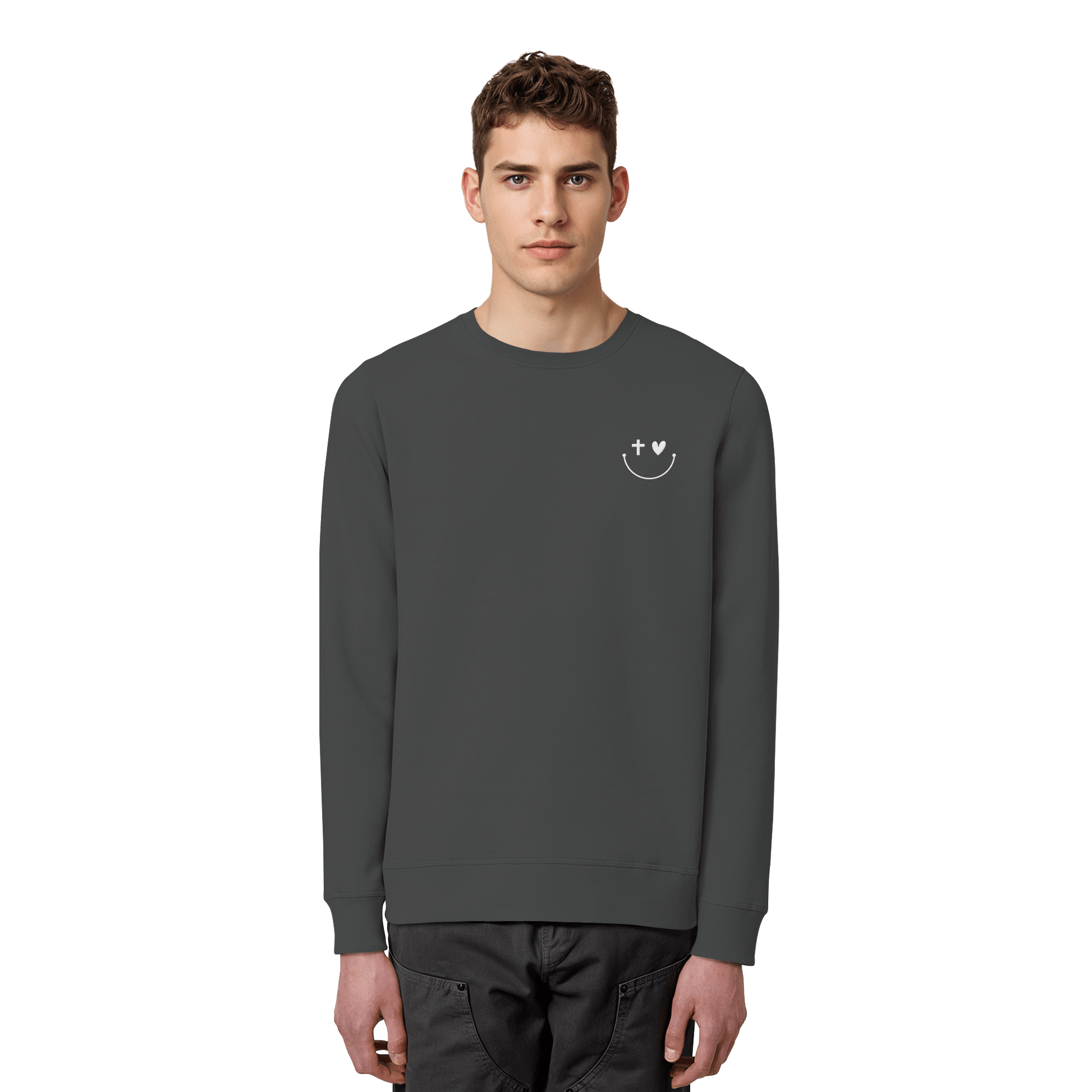 Mission One More ‚Smile‘ Sweatshirt nachhaltige & faire christliche Mode