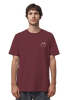 Mission One More ‚Smile‘ christliches unisex T-Shirt Burgundy fair produziert