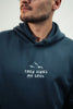 Mission One More Minimal Design Hoodie mit christlicher Botschaft nachhaltige Mode