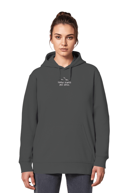 Mission One More unisex Hoodie fein gewebte Bio Baumwolle nachhaltige Stoffstruktur - Then sings my Soul