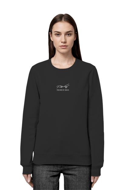 Mission One More ‚Touched by Grace‘ christlicher Pullover in Schwarz fair produziert