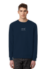 Mission One More ‚Touched by Grace‘ Christlicher Organic Sweatshirt in French Navy minimalistisches Stickmotiv
