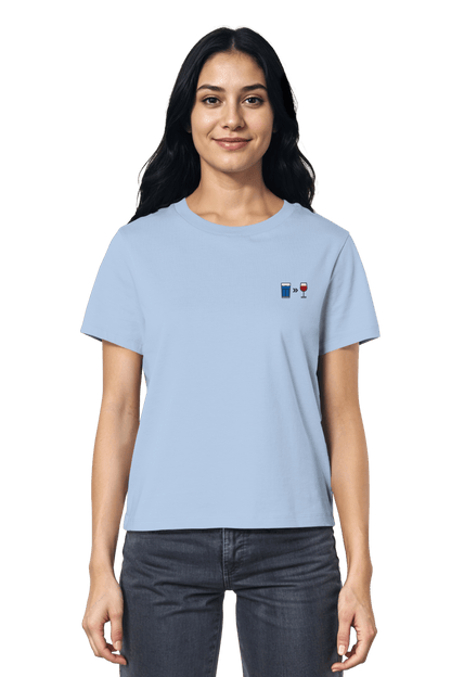Zertifiziertes nachhaltiges T-Shirt Wasser zu Wein mit Mission One More Design für Glaubens-Lifestyle