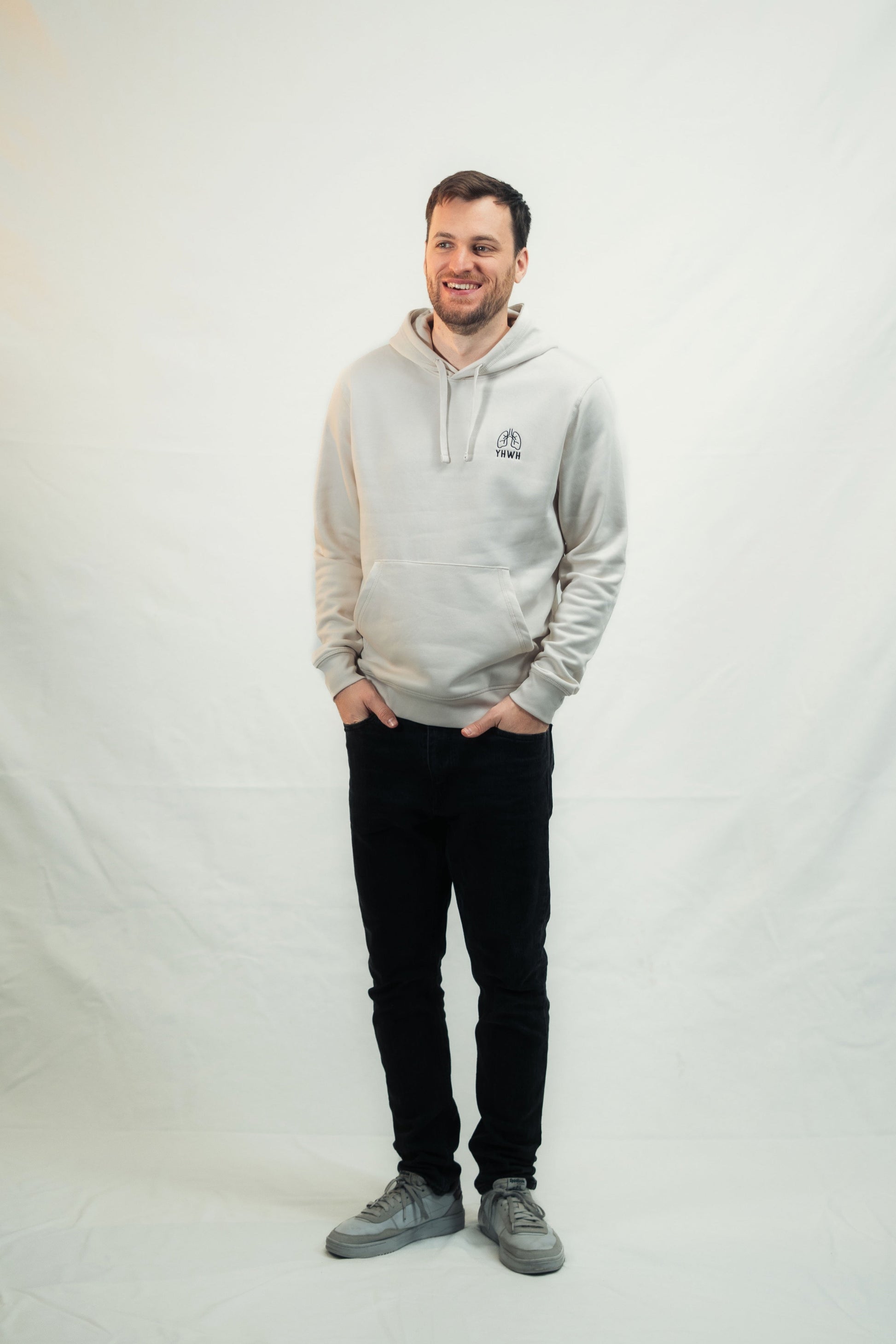 Mission One More christlicher Hoodie ‚YHWH‘ schlicht & fair gefertigt