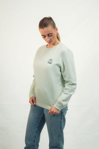 Mission One More christlicher Unisex Pullover ‚YHWH‘ schlichtes Design, nachhaltig produziert