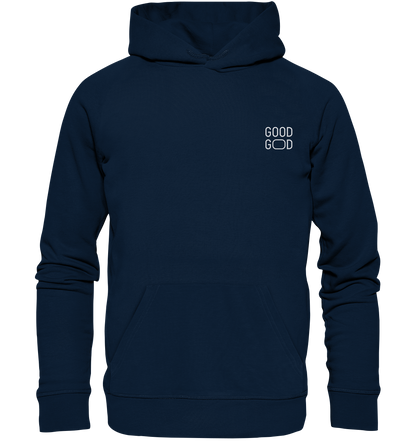 Produktbild Hoodie, Motiv Good God, Farbe French Navy