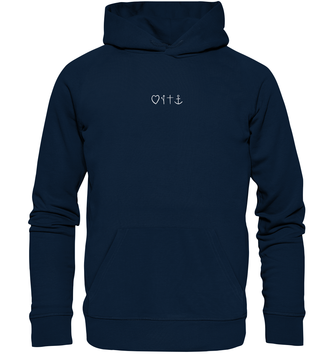 Produktbild Hoodie, Motiv Gospel, Farbe French Navy
