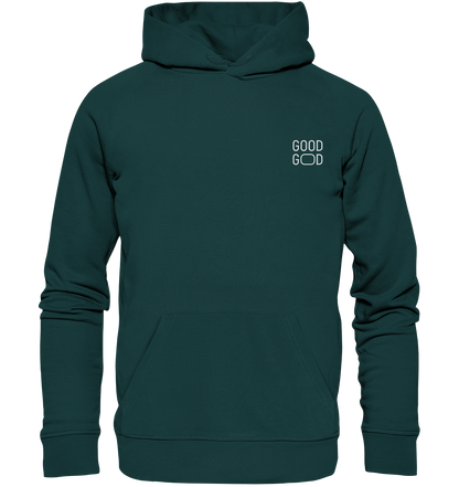 Produktbild Hoodie, Motiv Good God, Farbe Glazed Green