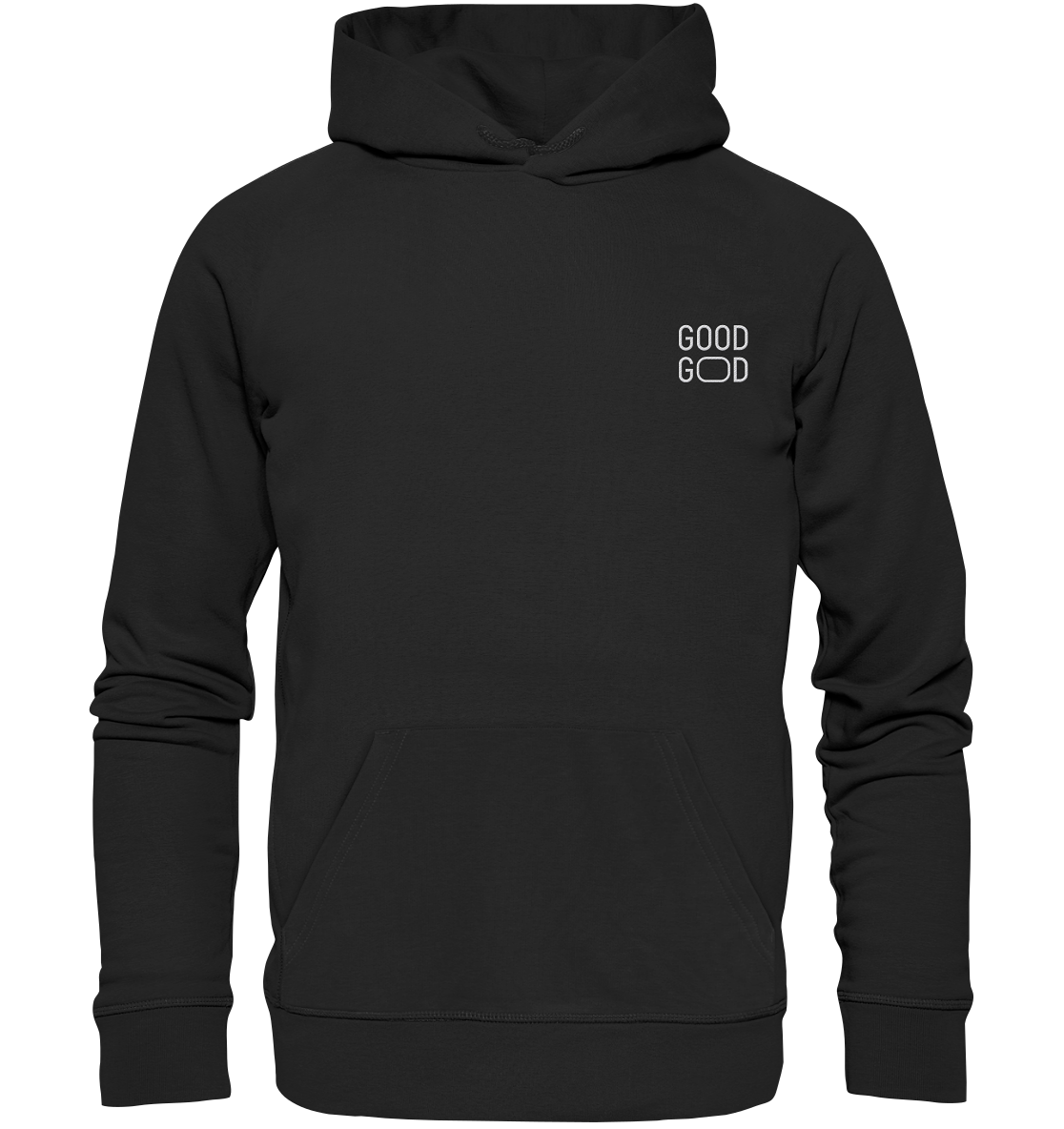 Produktbild Hoodie, Motiv Good God, Farbe Black