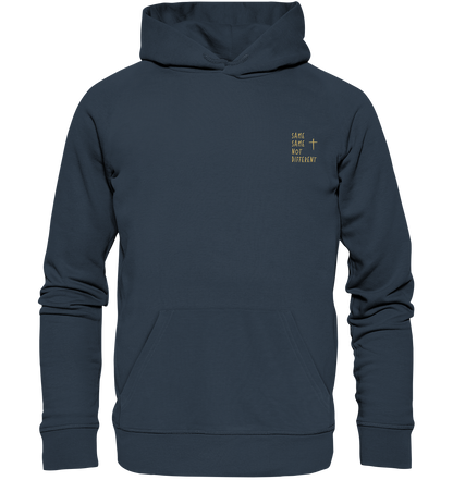Produktbild Hoodie, Motiv Same Same not Different, Farbe India Ink Grey