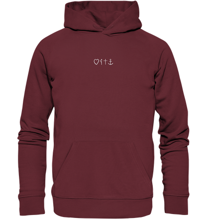 Produktbild Hoodie, Motiv Gospel, Farbe Burgundy