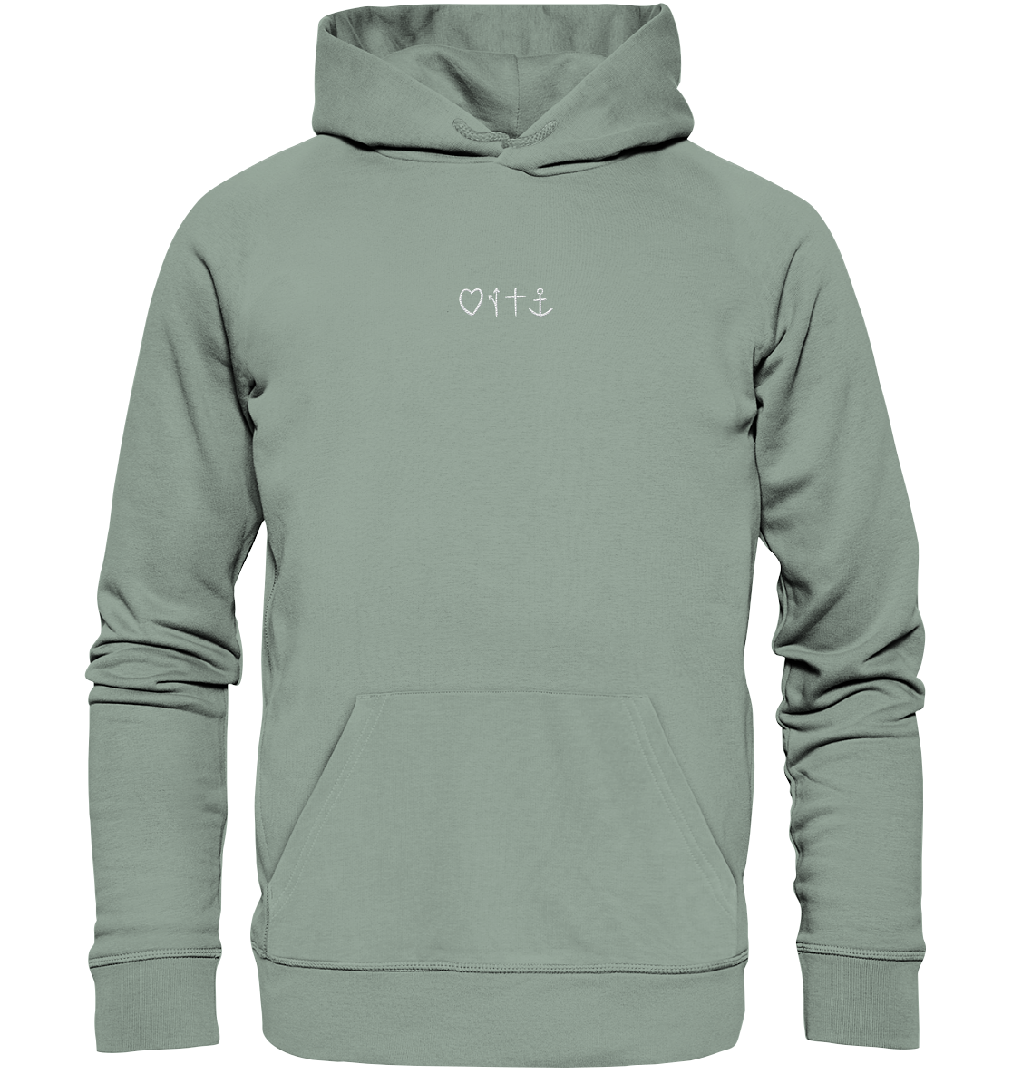 Produktbild Hoodie, Motiv Gospel, Farbe Aloe