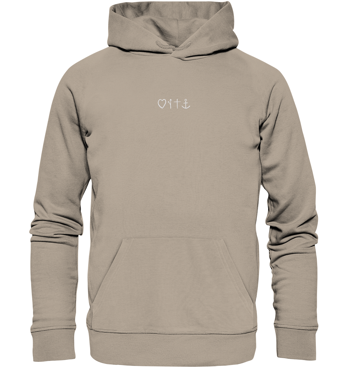 Produktbild Hoodie, Motiv Gospel, Farbe Desert Dust
