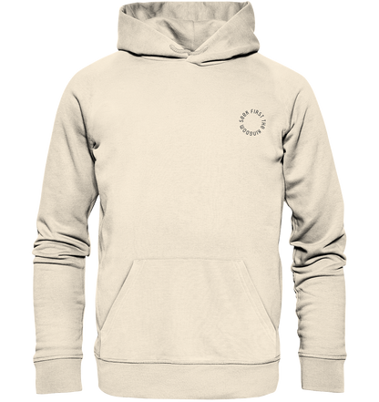 Produktbild Hoodie, Motiv Seek First The Kingdom, Farbe Natural Raw
