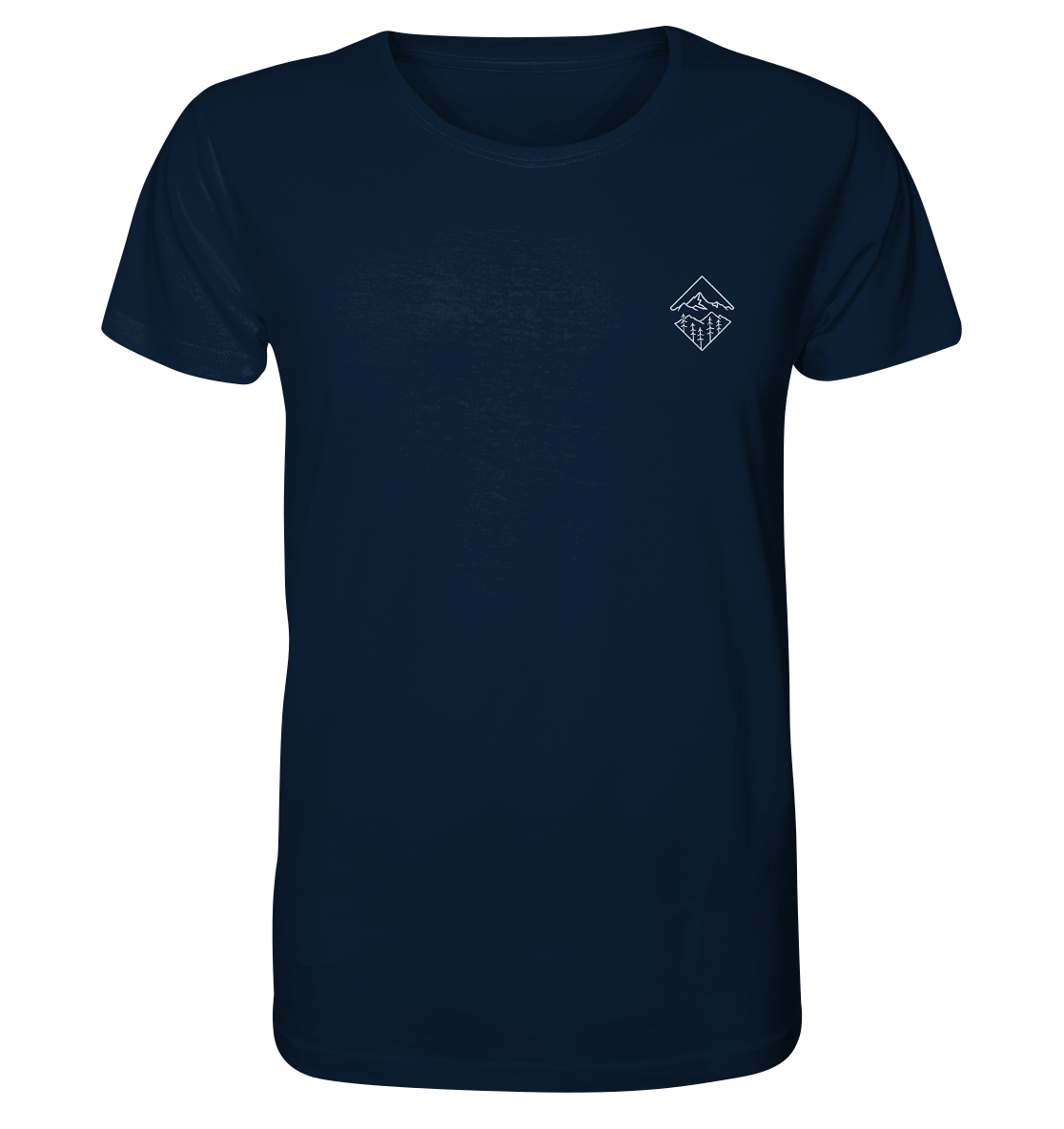 Produktbild T-Shirt, Motiv Glaube versetzt Berge, Farbe French Navy