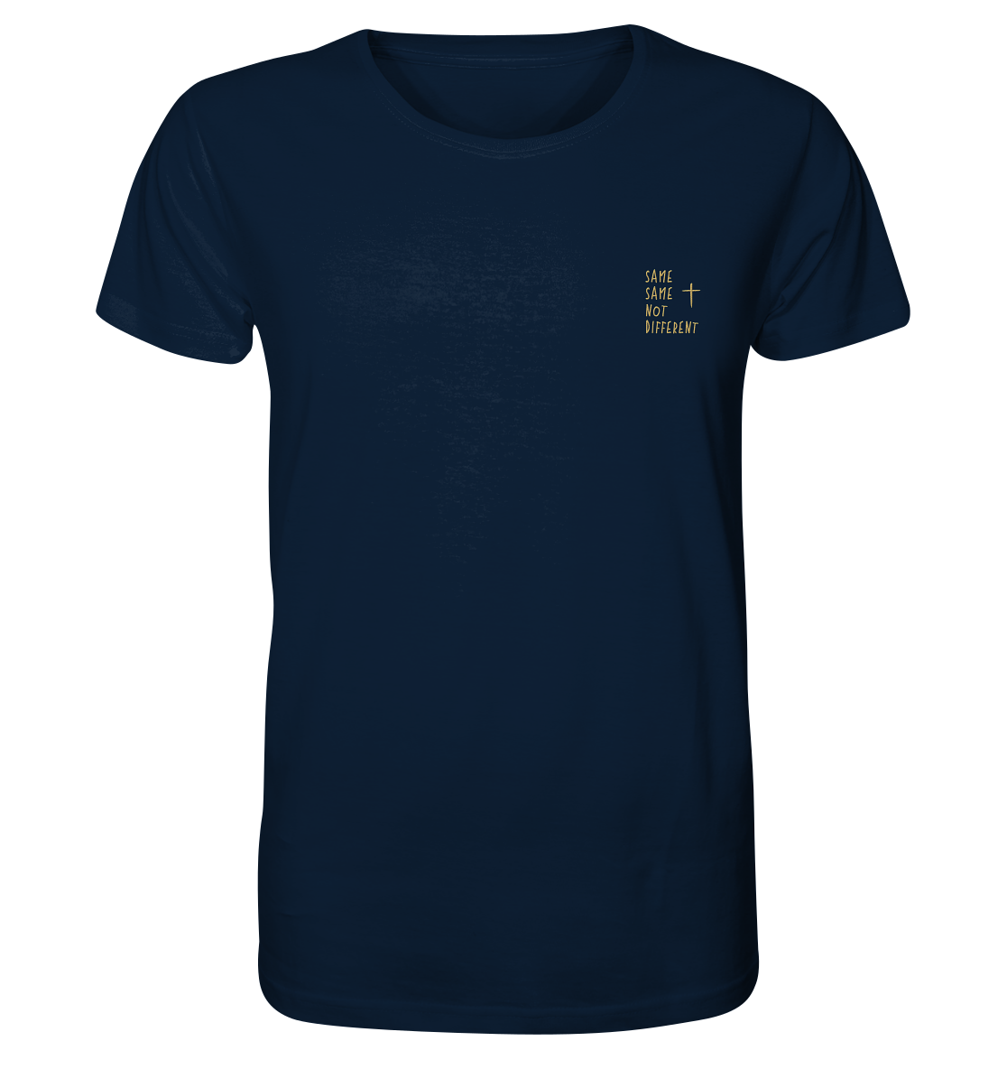 Produktbild T-Shirt, Motiv Same Same Not Different, Farbe French Navy
