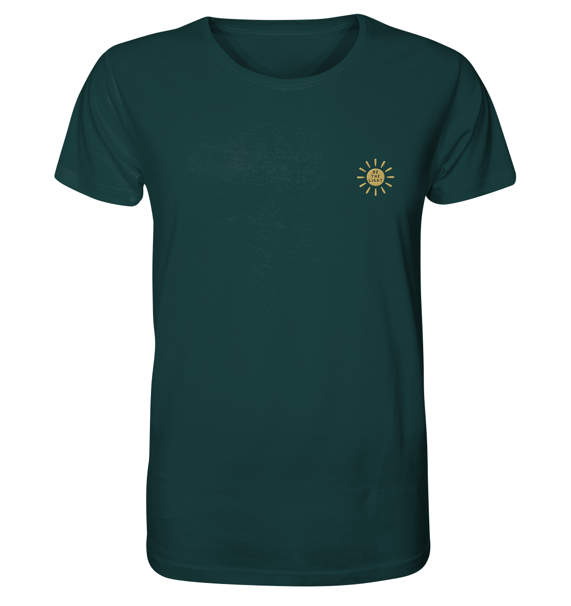 Produktbild T-Shirt, Motiv Be the Light, Farbe Glazed Green