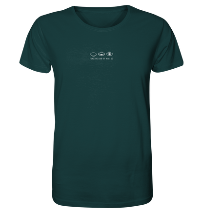 Produktbild T-Shirt, Motiv I once was blind but now I see, Farbe Glazed Green