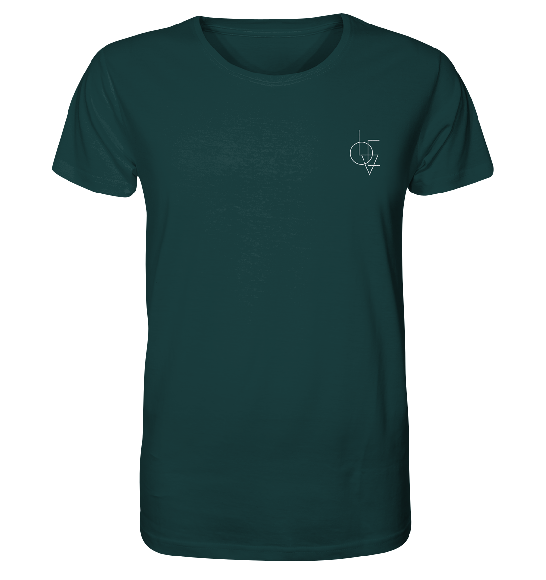 Produktbild T-Shirt, Motiv Love, Farbe Glazed Green