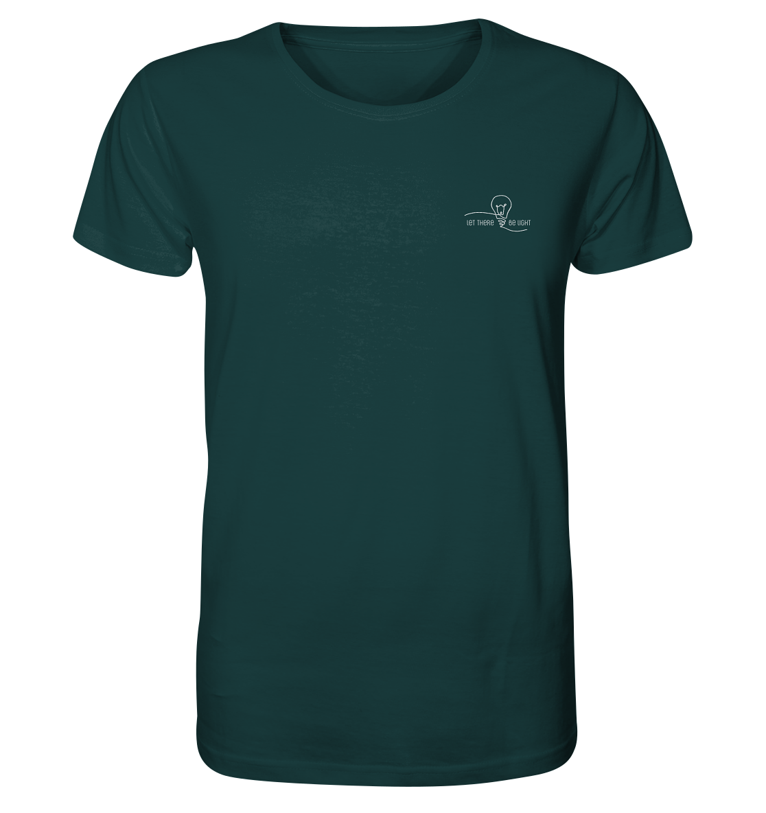 Produktbild T-Shirt, Motiv Let there be light, Farbe Glazed Green