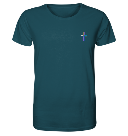 Produktbild T-Shirt, Motiv Kreuz, Farbe Stargazer