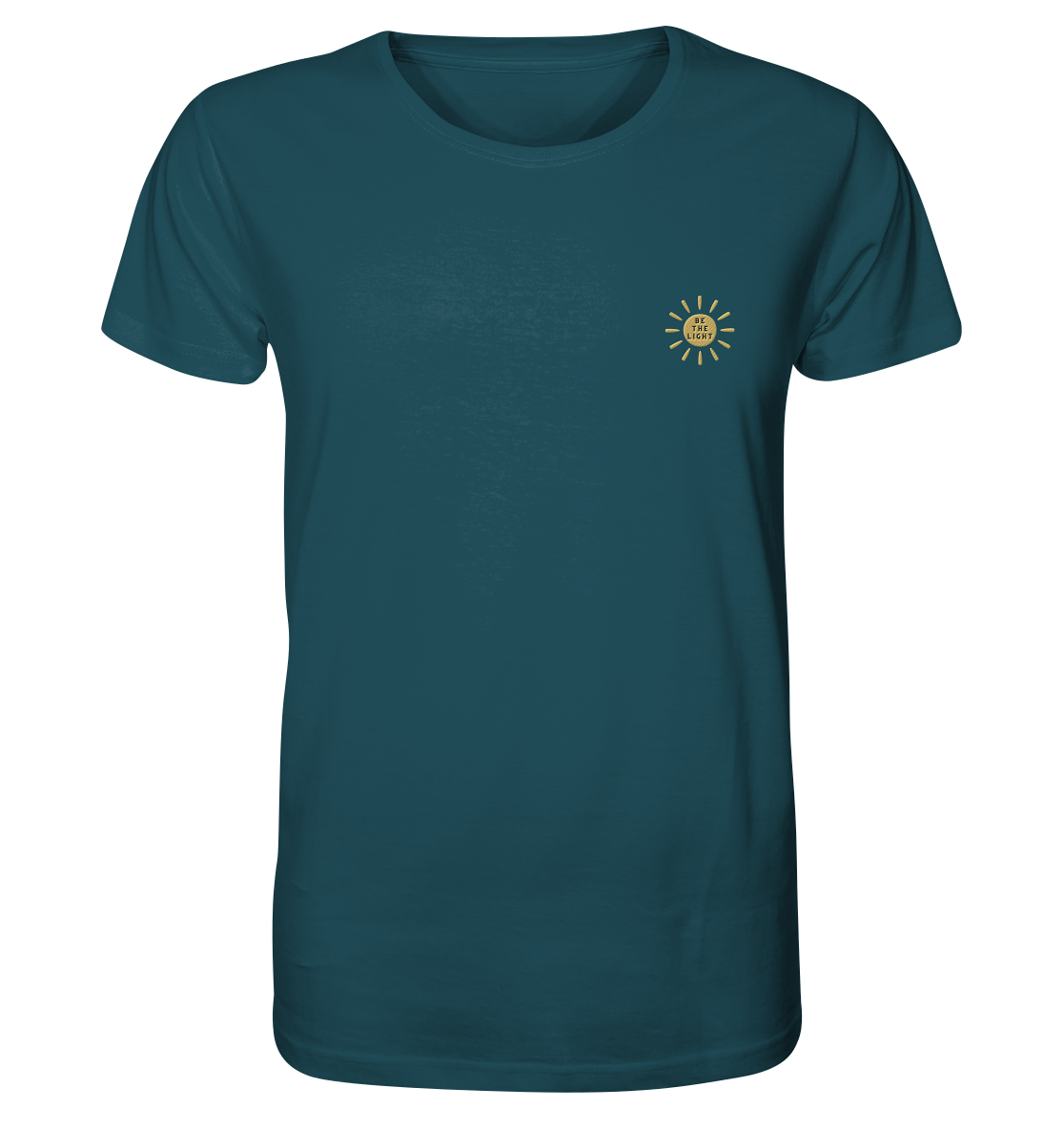 Produktbild T-Shirt, Motiv Be the Light, Farbe Stargazer