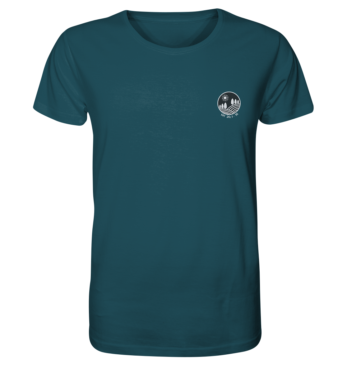 Produktbild T-Shirt, Motiv Weinberg, Farbe Stargazer