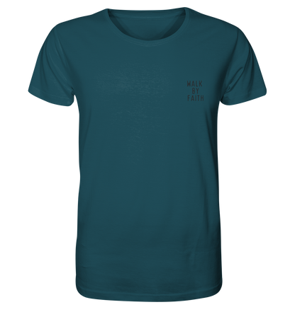 Produktbild T-Shirt, Motiv Walk by Faith, Farbe Stargazer